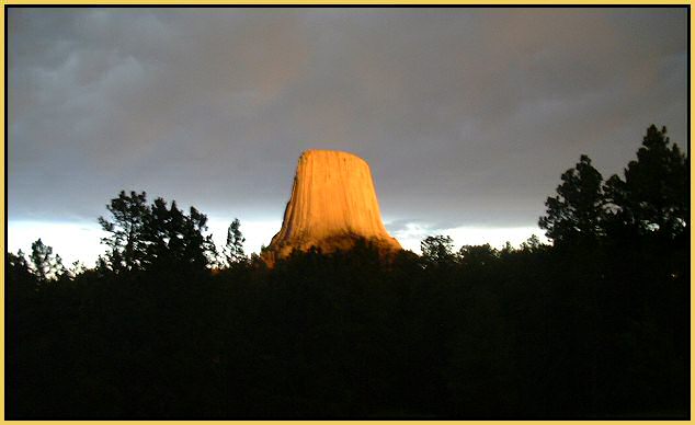 A Stormy Devils Tower